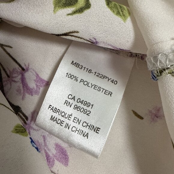 Carolina Belle Montreal Sleeveless Floral Blouse Tank SP Soft Pink Pullover - Picture 4 of 8